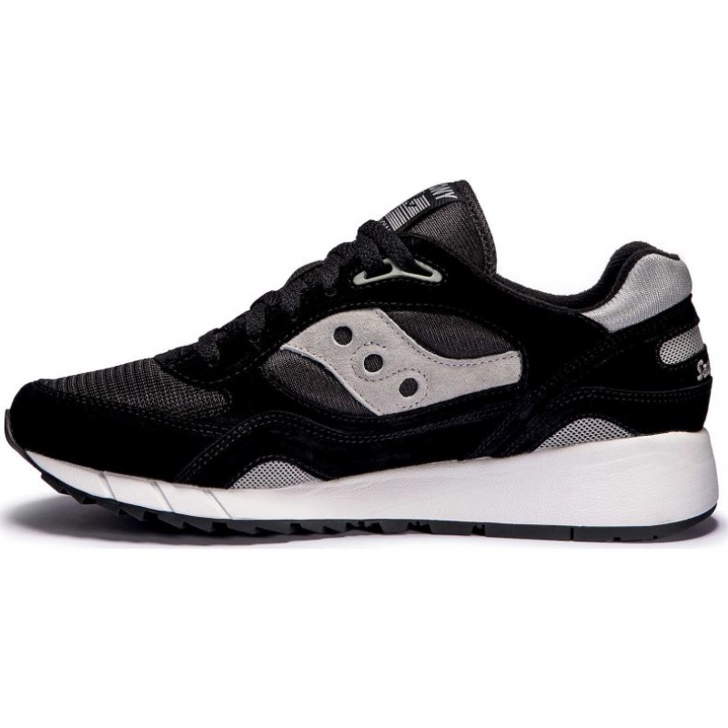 Saucony Shadow 6000 Men's Sneakers Black / Silver | IRELAND BIHQ