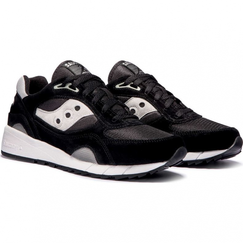 Saucony Shadow 6000 Men's Sneakers Black / Silver | IRELAND BIHQ