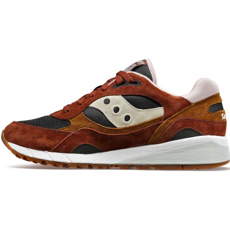 Saucony Shadow 6000 Men's Sneakers Brown / Black | IRELAND MLUS