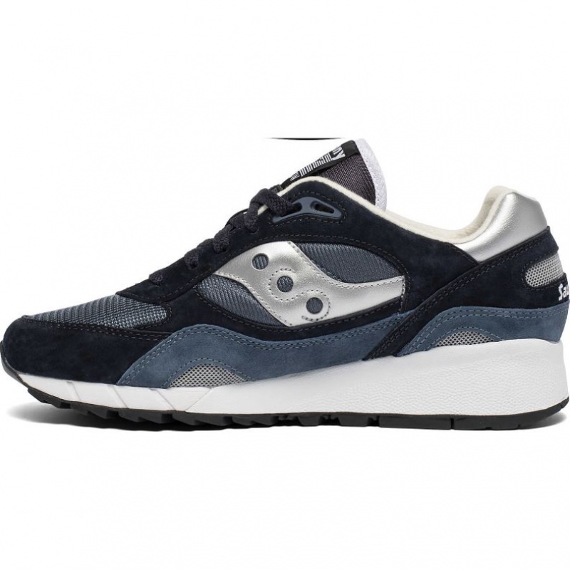 Saucony Shadow 6000 Men's Sneakers Navy / Silver | IRELAND AWPN