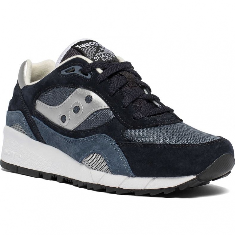 Saucony Shadow 6000 Men's Sneakers Navy / Silver | IRELAND AWPN