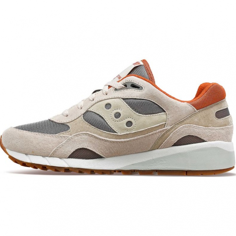 Saucony Shadow 6000 Women's Sneakers Beige / Grey | IRELAND VOCA