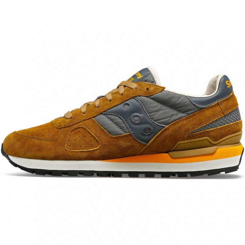 Saucony Shadow Original Premium Men's Sneakers Brown / Grey | IRELAND RZUY