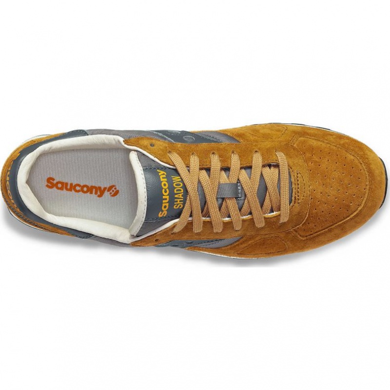 Saucony Shadow Original Premium Men's Sneakers Brown / Grey | IRELAND RZUY