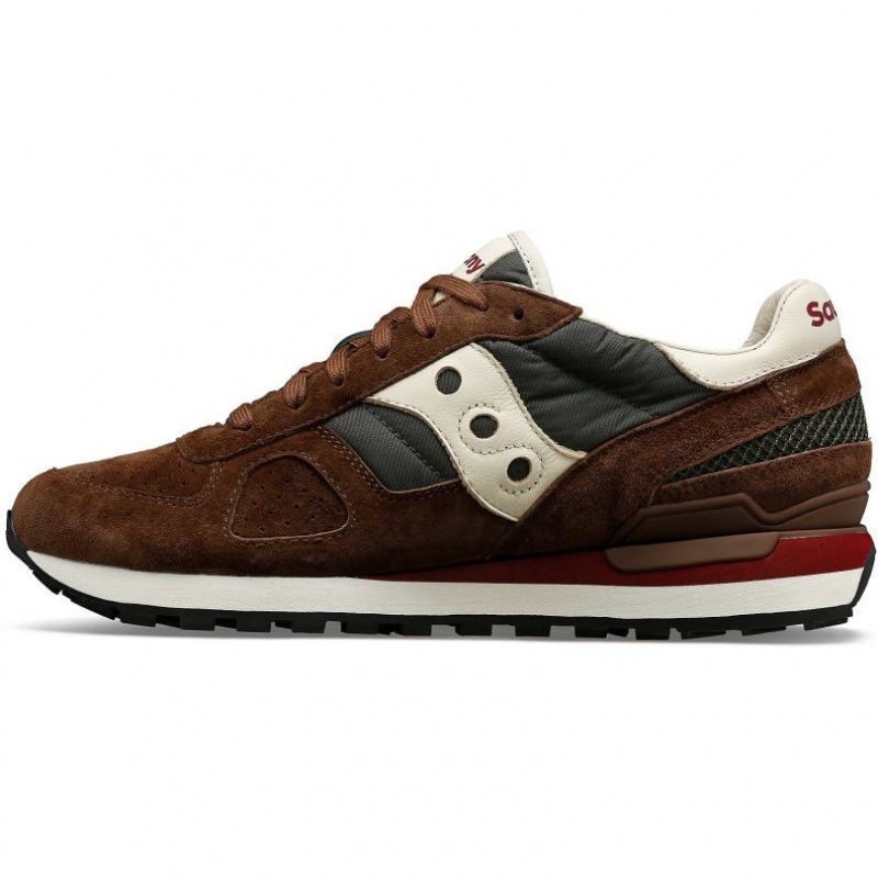 Saucony Shadow Original Premium Men's Sneakers Brown | IRELAND UADL