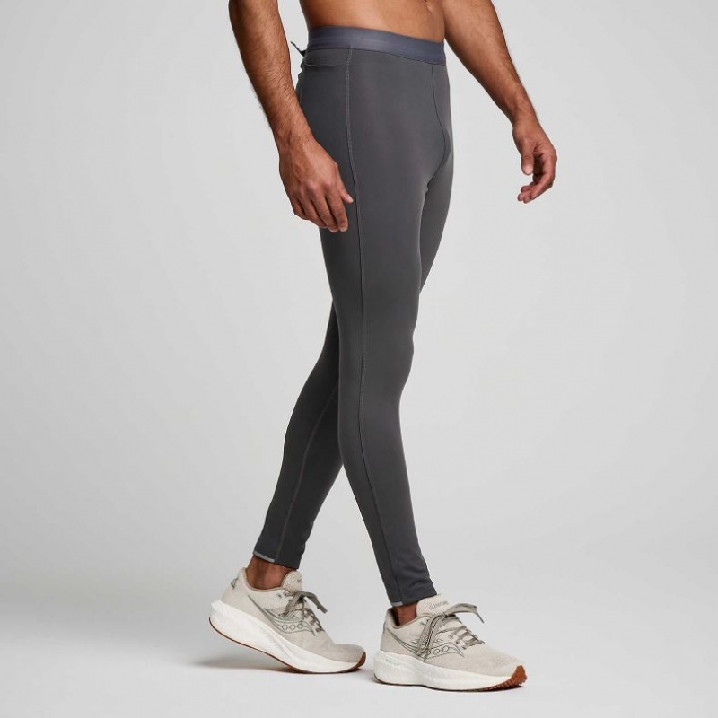 Saucony Solstice Men's Tight Grey | IRELAND ASHL