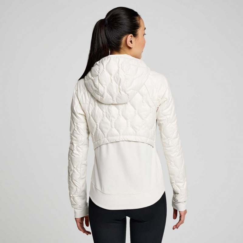 Saucony Solstice Oysterpuff Women's Jacket White | IRELAND DOCL