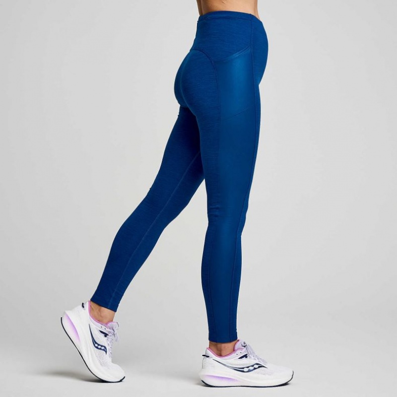 Saucony Solstice Women's Tight Indigo | IRELAND ZLQT