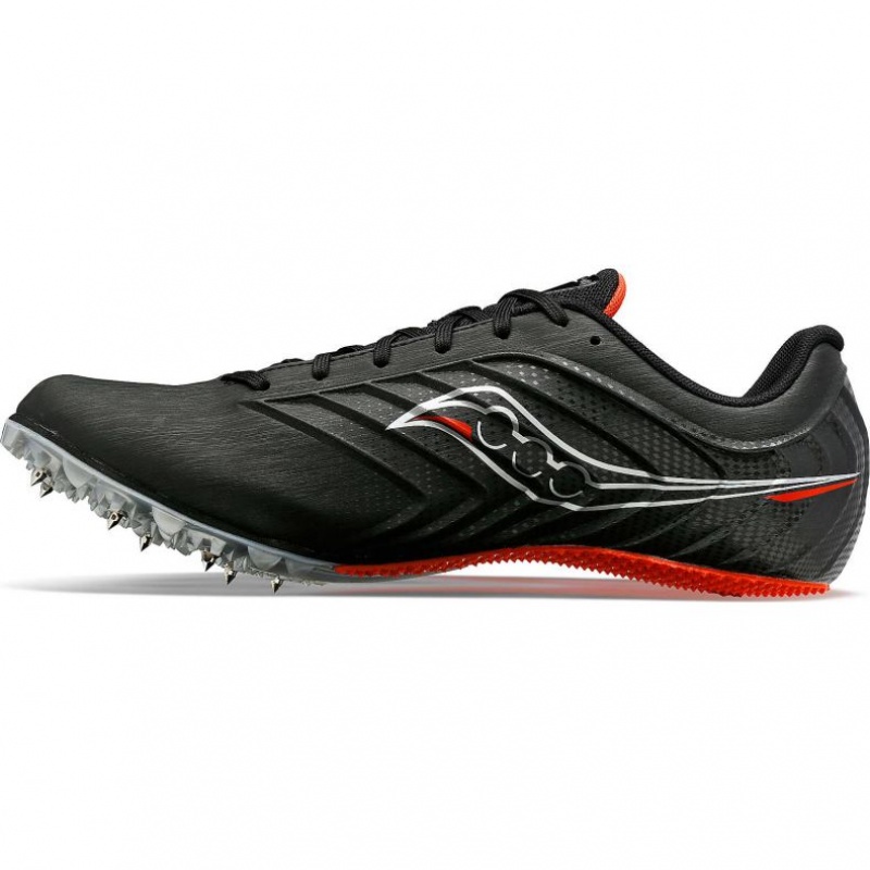 Saucony Spitfire 5 Men's Spikes Black | IRELAND QKLE