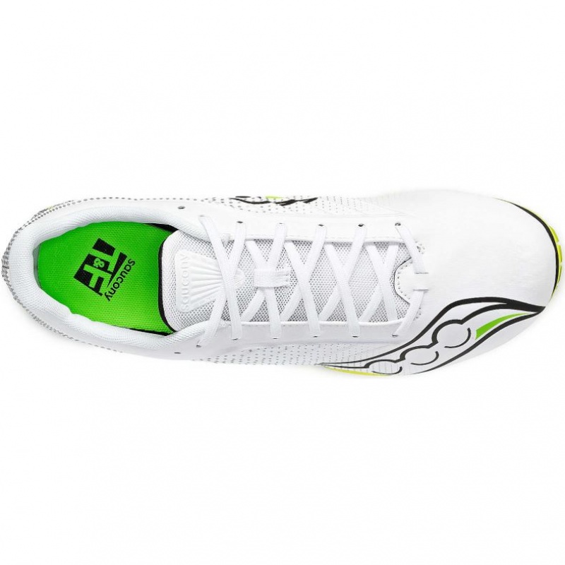 Saucony Spitfire 5 Men's Spikes White | IRELAND UPNC