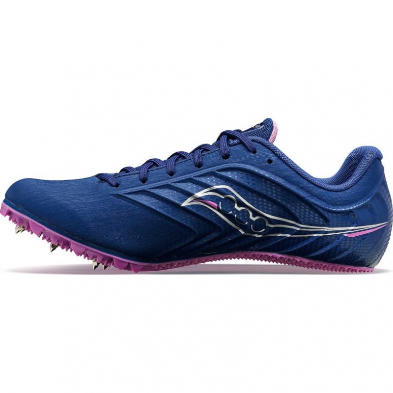 Saucony Spitfire 5 Women's Spikes Indigo | IRELAND LGAY