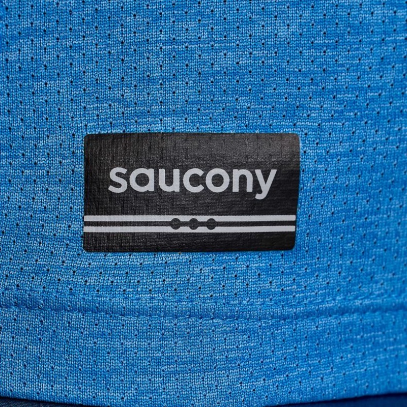 Saucony Stopwatch Women's Singlet Blue | IRELAND HPWC