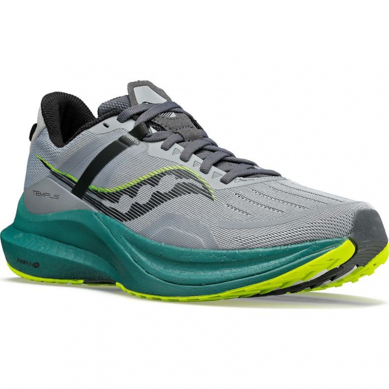 Saucony Tempus Men's Running Shoes Grey | IRELAND HZRW