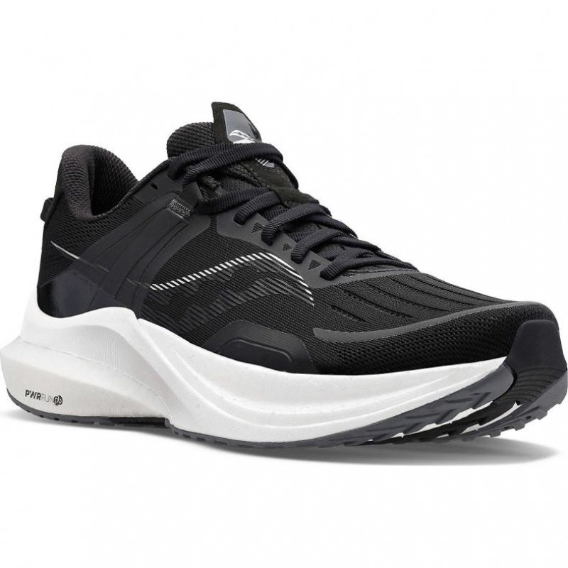 Saucony Tempus Men's Wide Running Shoes Black | IRELAND YJXI