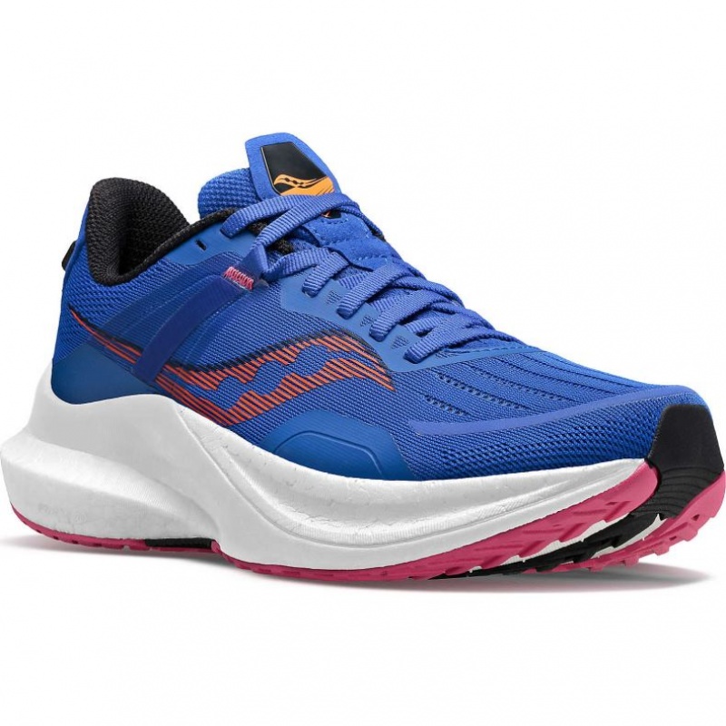 Saucony Tempus Women's Running Shoes Blue | IRELAND DRPZ