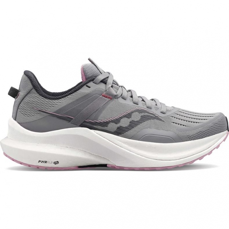 Saucony Tempus Women\'s Wide Running Shoes Grey | IRELAND BSVO