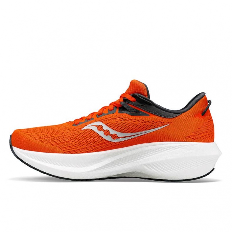 Saucony Triumph 21 Men's Running Shoes Orange | IRELAND NCHG