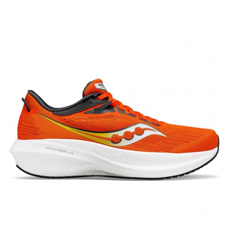 Saucony Triumph 21 Men\'s Running Shoes Orange | IRELAND NCHG