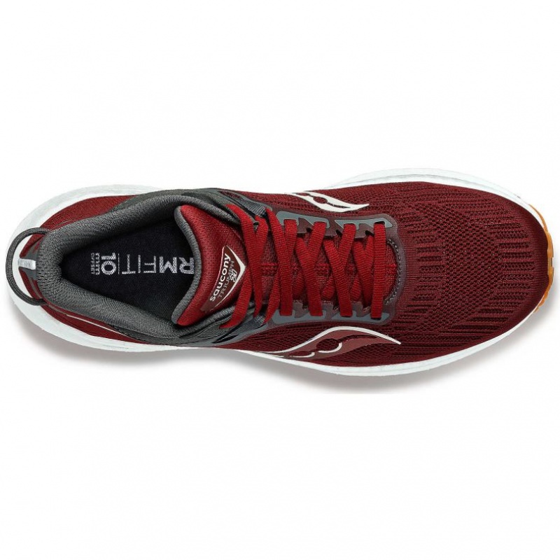 Saucony Triumph 21 Men's Running Shoes Red | IRELAND VJRD