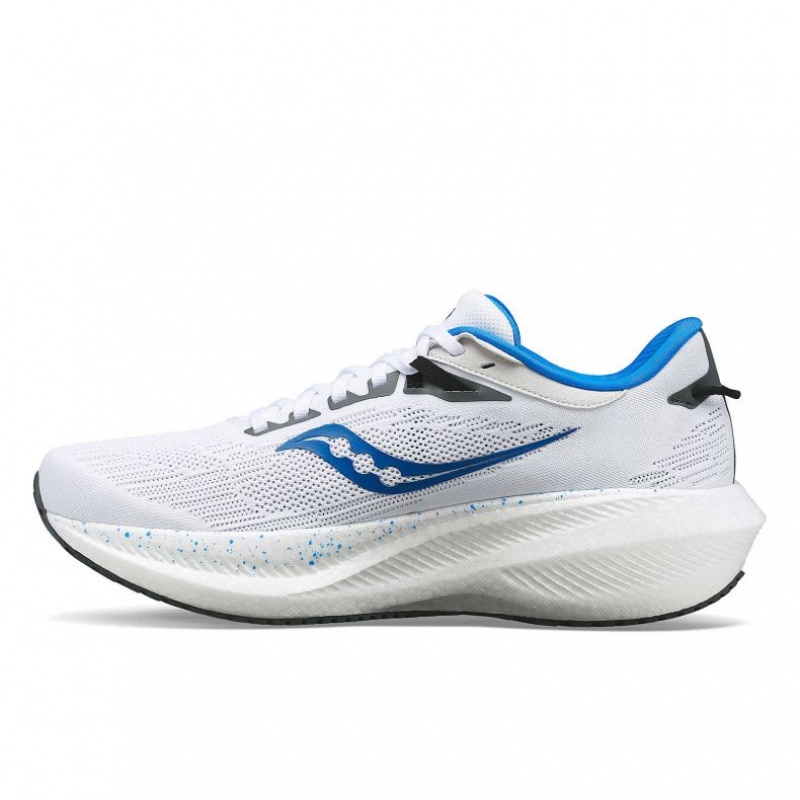 Saucony Triumph 21 Men's Running Shoes White | IRELAND VFKG