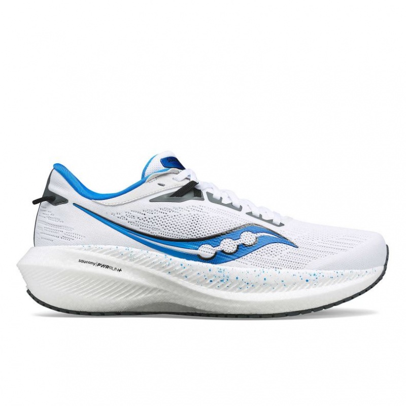 Saucony Triumph 21 Men\'s Running Shoes White | IRELAND VFKG