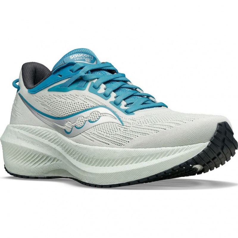 Saucony Triumph 21 Women's Running Shoes White | IRELAND VQCN