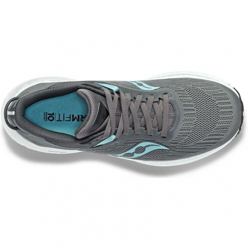 Saucony Triumph 21 Women's Running Shoes Grey | IRELAND JIHN