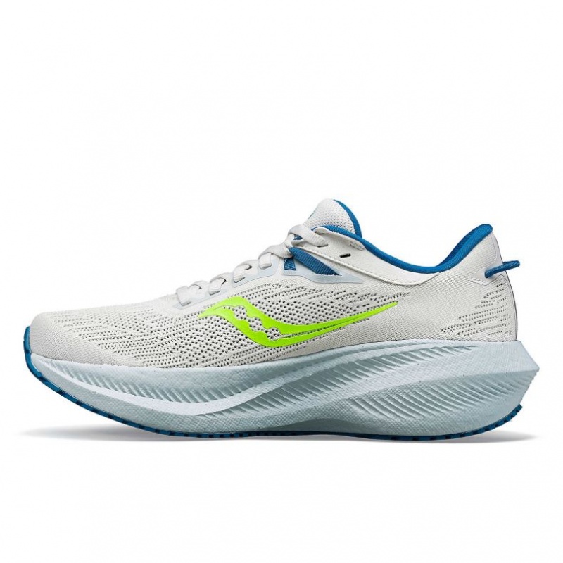 Saucony Triumph 21 Women's Running Shoes White | IRELAND EXZD