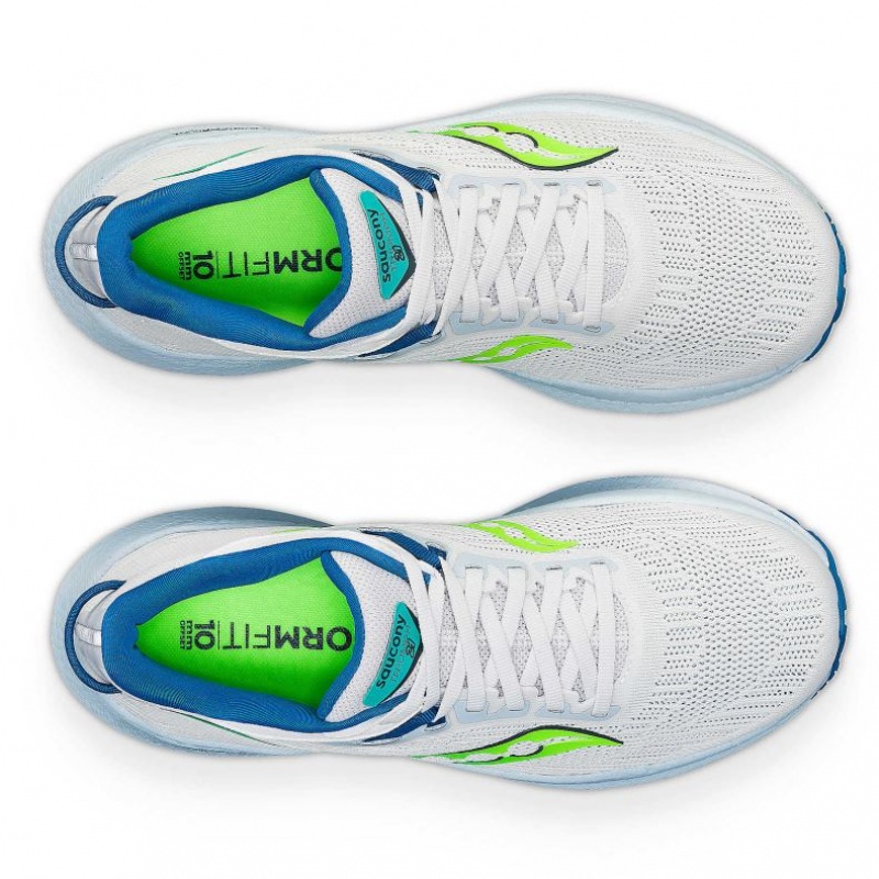 Saucony Triumph 21 Women's Running Shoes White | IRELAND EXZD