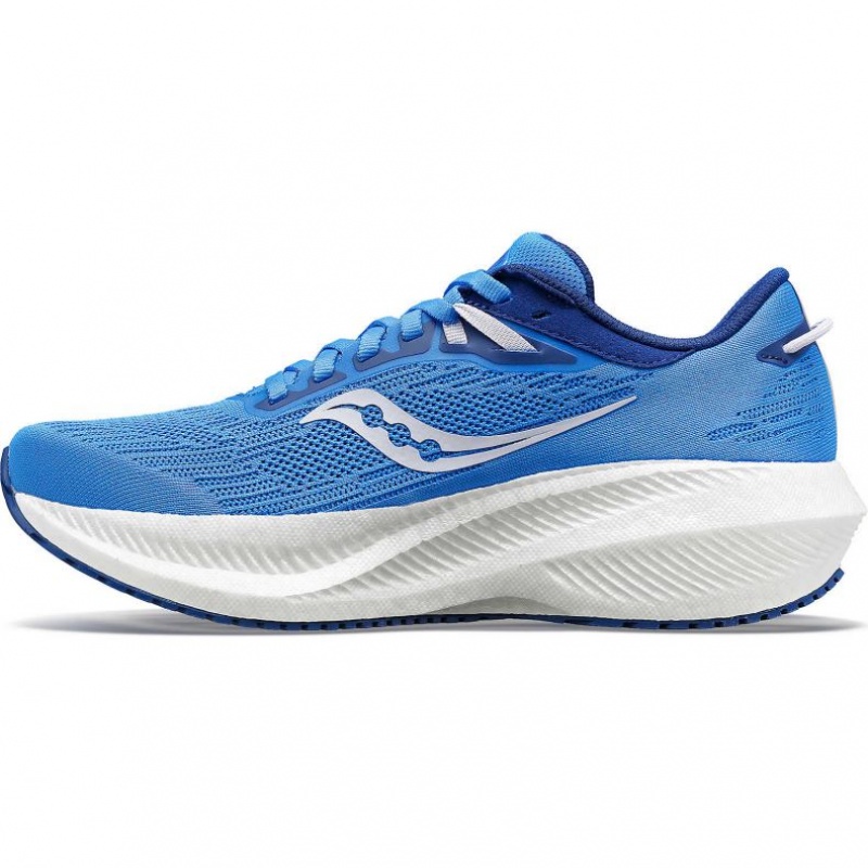 Saucony Triumph 21 Women's Running Shoes Blue | IRELAND UCSD