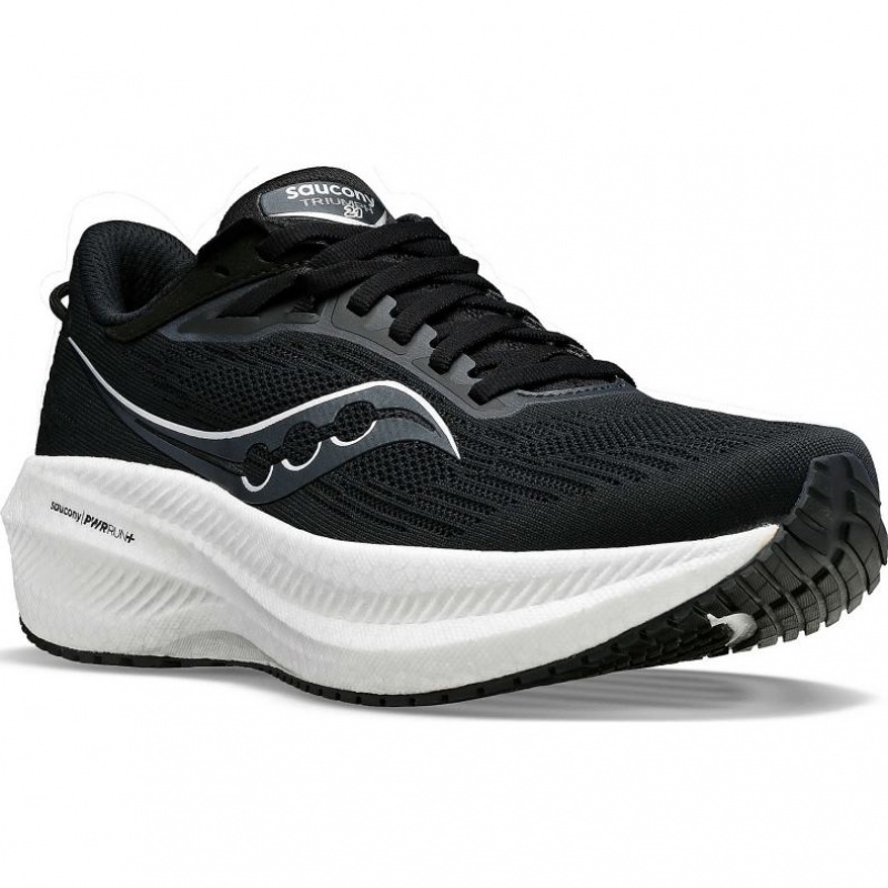 Saucony Triumph 21 Women's Running Shoes Black | IRELAND SVOE