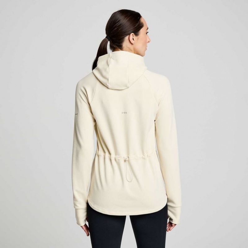 Saucony Triumph Tunic Women's Hoodie Beige | IRELAND QTXW