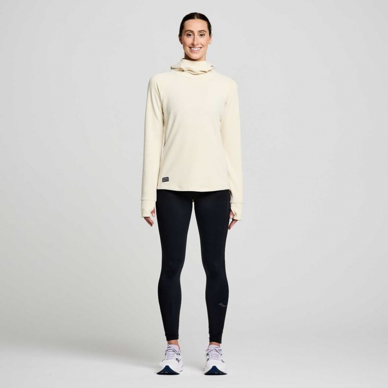 Saucony Triumph Tunic Women's Hoodie Beige | IRELAND QTXW