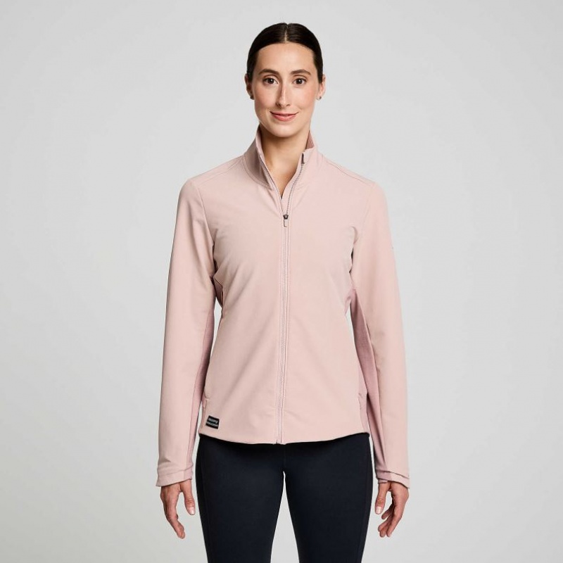 Saucony Triumph Women\'s Jacket Pink | IRELAND WOAE