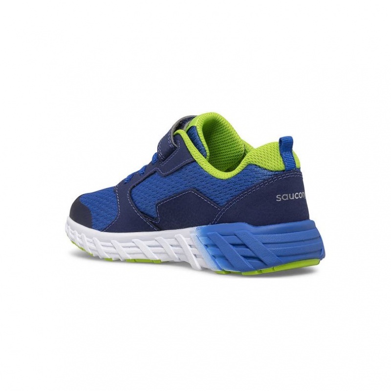 Saucony Wind 2.0 A/C Big Kids'' Sneakers Blue | IRELAND KFPT