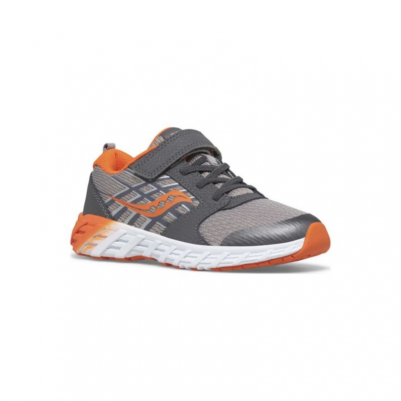 Saucony Wind 2.0 A/C Big Kids'' Sneakers Grey | IRELAND FMWU