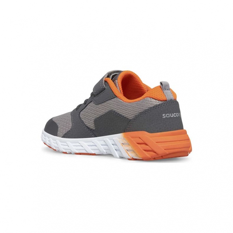 Saucony Wind 2.0 A/C Big Kids'' Sneakers Grey | IRELAND FMWU