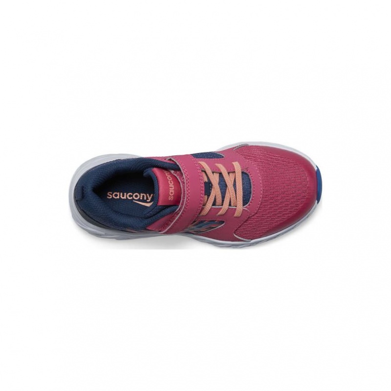 Saucony Wind 2.0 A/C Big Kids'' Sneakers Navy / Red | IRELAND RLMZ