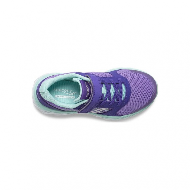 Saucony Wind 2.0 A/C Big Kids'' Sneakers Purple | IRELAND UKIO