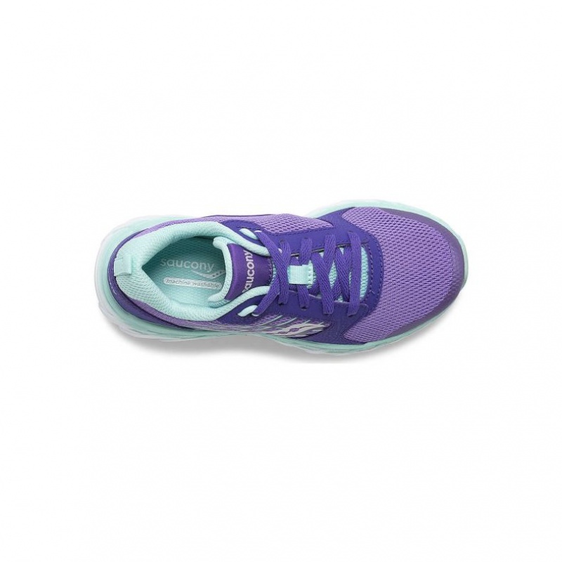 Saucony Wind 2.0 Lace Big Kids'' Sneakers Purple | IRELAND XYSE