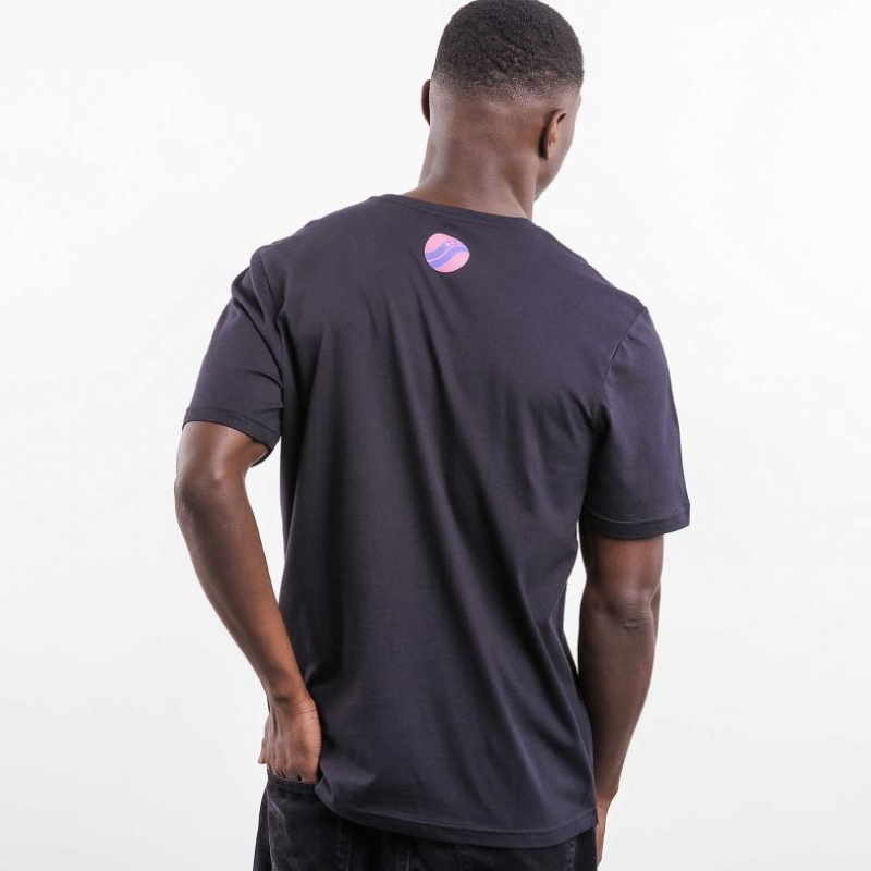 Saucony X Frank Cooke Rested Men's T-Shirt Black | IRELAND AIVB