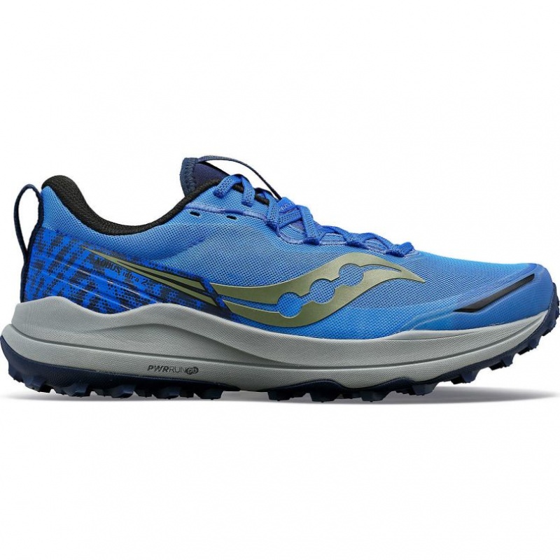 Saucony Xodus Ultra 2 Men\'s Trail Running Shoes Blue | IRELAND AROK