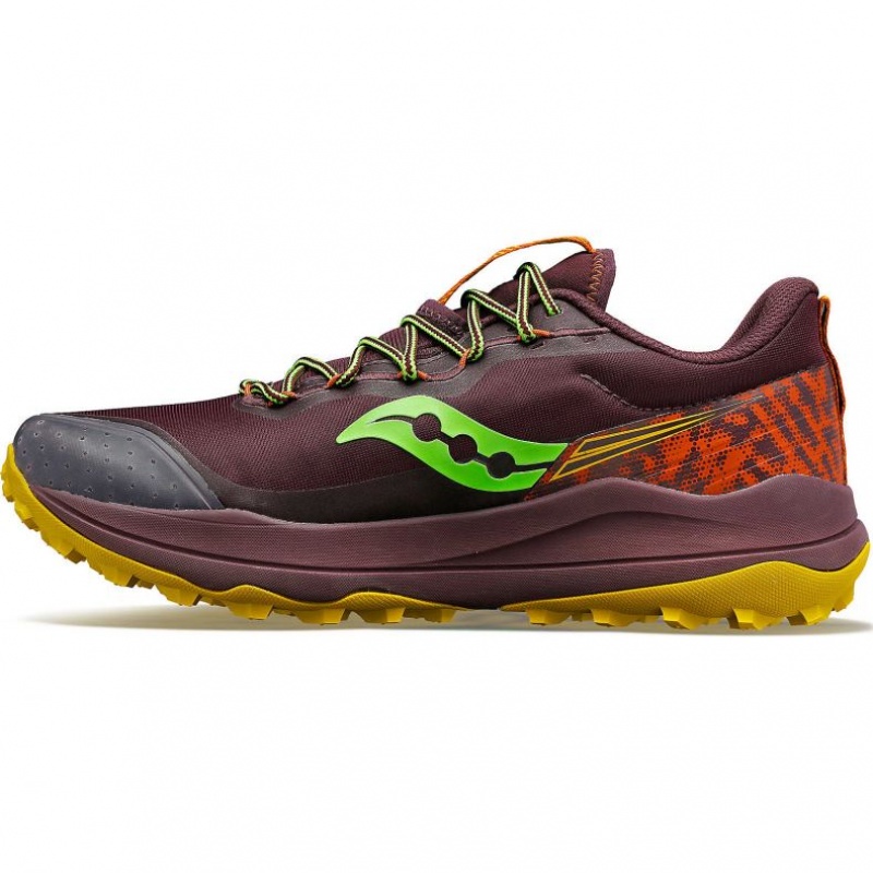 Saucony Xodus Ultra 2 Men's Trail Running Shoes Burgundy | IRELAND ROYU