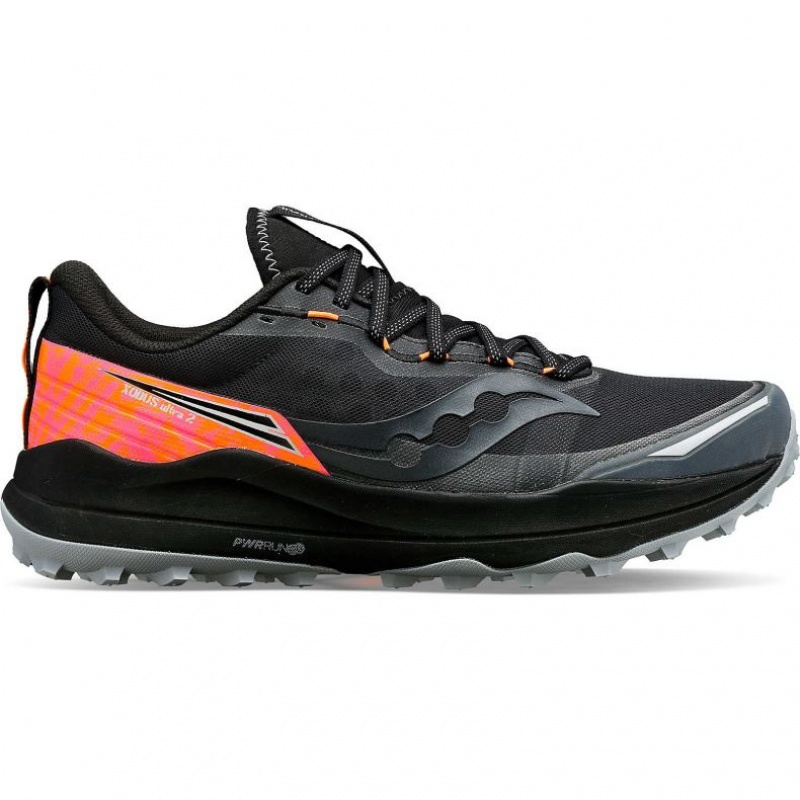 Saucony Xodus Ultra 2 Men\'s Trail Running Shoes Black | IRELAND VPAH